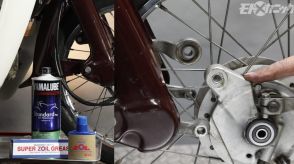 [バイクDIYメンテ] 作動性低下で乗り心地が悪くなる足まわり。オイル交換だけではなくグリースアップも重要