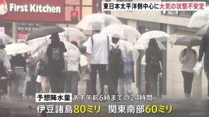 台風1号は温帯低気圧に　東日本の太平洋側を中心に大気不安定　朝の通勤通学の時間帯にも雨のピーク直撃 「いつもより早い電車で…」