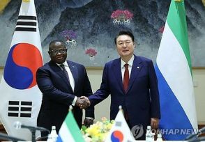 韓国・シエラレオネ首脳が会談　貿易拡大など協力強化で一致
