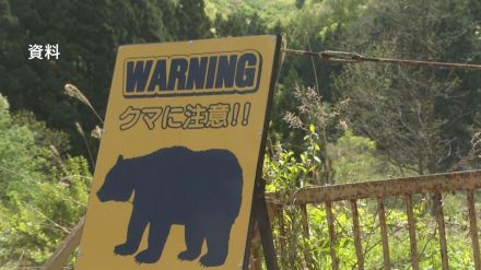 【クマ出没情報】河川敷を歩くクマ　猪苗代町佐渡島　31日午前6時前　福島