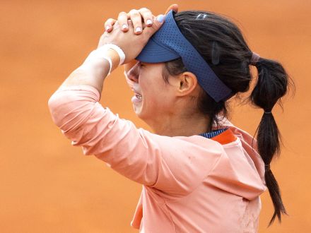 観客の応援に涙流す「言葉ない」 予選勝者ダニロヴィッチ 全仏OP16強入り＜女子テニス＞