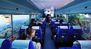 福井県の観光XRバス6月1日から運行　まるでアトラクション…恐竜博物館への旅路ワクワク