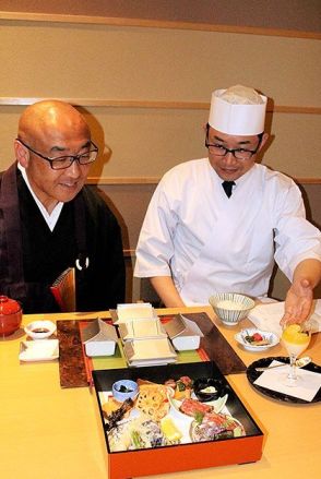 瑞龍寺の魅力、御膳で表現　６月１日から提供、富山県のホテルニューオータニ高岡