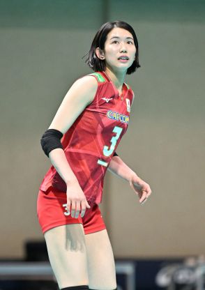 【バレー】女子日本代表が第３セット制す　第２Ｓで苦しんだ相手の強烈スパイクにも対応　VNL