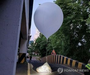 北朝鮮の「汚物風船」再び飛来　ソウルなどで約600個発見