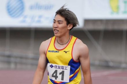 【陸上】100mは鈴木涼太が10秒06wで制す!!「狙っていたくらいのタイム」2位・山本匠真は予選で10秒16の自己新／布勢スプリント