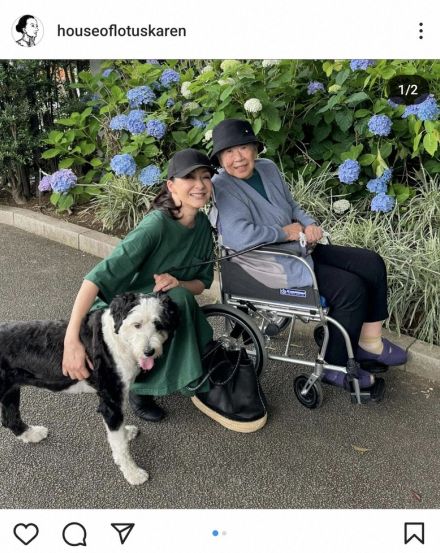 桐島かれん　「今日は、母と、山下公園をお散歩」　86歳の桐島洋子氏との最新親子ショット披露