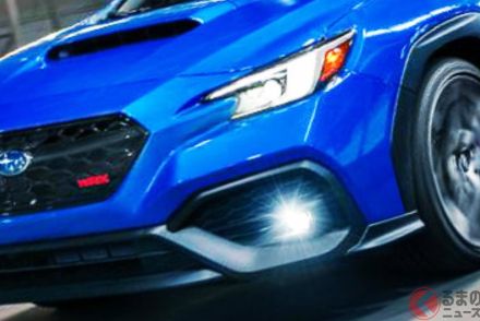 スバルが新型「WRX tS」初公開！ オシャブルー内装＆ワイドボディ採用!? 2024年後半に米国で発売へ