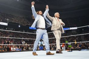 【ＷＷＥ】ＡＪスタイルズ　引退発表から一転…統一王者コーディに卑劣な凶行！再戦求め実力行使