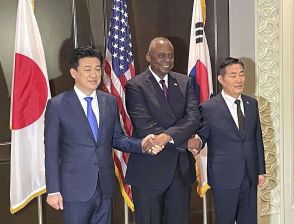 日米韓、サイバーなど複数領域で新訓練実施へ　防衛相会談で一致　北朝鮮念頭に連携強化