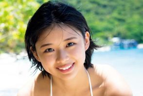 ＜桑島海空＞話題の19歳ショートカット美少女　「ヤンマガ」表紙に　秘蔵の水着カット公開