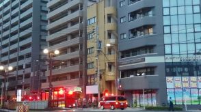 「5階から炎と煙が見える」鹿児島市上荒田のマンションで火災　2人が搬送