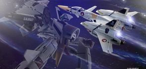 「マクロス FLASH BACK 2012」より「VF-4 ライトニングIII」スペシャル仕様が予約受付開始！リン・ミンメイの背景ボードも付属