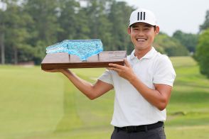 米下部ツアー2年目の大西魁斗が初優勝　「去年が無駄ではなかった」