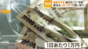 夏休み1日1万円で買い取り　運転手不足の横浜市営バス“奇策”…「納得できない」人も