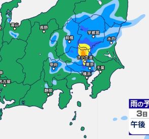 関東と東北など　これから雷雨のおそれ　雨シミュレーション3日夕方～4日【大雨情報2024】