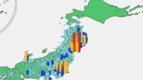 【気象情報最新・3日午後5時44分更新】東日本の上空約5500mに氷点下15度以下の“強い寒気”　大気の状態が非常に不安定に　関東甲信地方・東北太平洋側で場合によっては“警報級の大雨”の可能性も…　今後どうなる?【全国の天気予報・雨のシミュレーション】