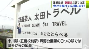 お笑い芸人の名前などが愛称に　津軽鉄道の4駅で「副駅名」決まる