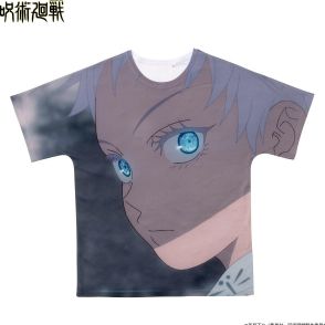 ＜呪術廻戦＞五条悟（幼少期）のフルグラフィックTシャツ　名場面を大胆に　伏黒恵、天内理子も