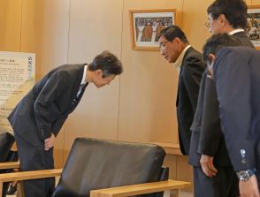 JR東海社長、知事に謝罪　岐阜リニア工事水位低下で