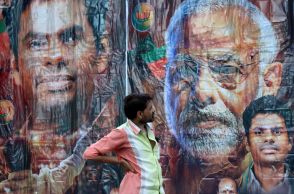 インド総選挙、モディ首相の与党優勢　野党が予想以上に健闘