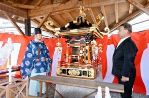 御神輿の修繕完了　２０２２年豪雪で損壊　福島県南会津町の広瀬神社　９月「古町のまつり」通常開催