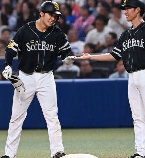 ソフトバンク廣瀨隆太がプロ初安打　17打席目に中前打