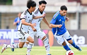 塩貝健人がハットトリック！ U-19日本代表は粘りを見せるも、失点重ねてU-21イタリア代表に敗戦【モーリスレベロトーナメント】