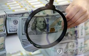 韓国の外貨準備高4128億ドル　2か月連続減少