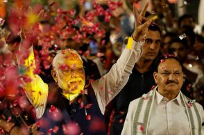＜14億の選択＞インド総選挙、与党が単独過半数割れ　モディ氏は続投を宣言