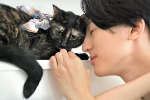 Travis Japan・川島如恵留、猫愛が伝わるショットを披露　しらす＆ひじきと一緒にインタビューにも回答