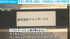 架空の従業員100人… 2.4億円の所得隠し競馬や投資か 人材派遣会社と代表を脱税容疑で刑事告発