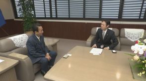 JR東海の丹羽社長が静岡県の鈴木知事と初めて面会　リニア中央新幹線の静岡工区をめぐり