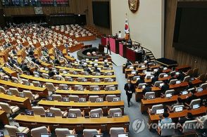 韓国の第22代国会　史上初めて野党単独で開会＝与党は出席せず