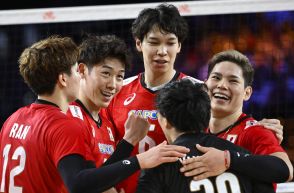 日本、ドイツに競り勝つ　バレー男子ネーションズリーグ