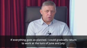 銃撃されたスロバキア首相が動画公表「6月から7月にかけて仕事に復帰できる」