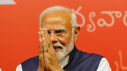 バイデン氏、モディ首相勝利に祝意　インド太平洋で協力強化期待