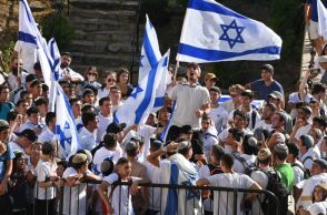 「エルサレムの日」に右派ユダヤ人ら旧市街行進　パレスチナ反発
