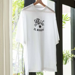 伊発「イル ビゾンテ」からロゴTシャツ　前面にバイソンをレイアウト