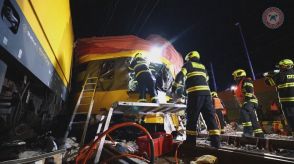 チェコで旅客列車と貨物列車が正面衝突　少なくとも4人死亡