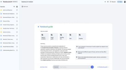 グーグル、資料のわからないところを最新AIに質問できる「NotebookLM」日本版公開