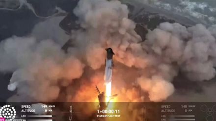 スペースXの大型宇宙船「スターシップ」4回目の打ち上げ試験で機体の地球帰還に初めて成功