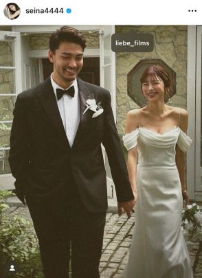 「変わらないおふたり」“テラハ婚”島袋聖南、夫・石倉ノアとのウェディングフォト公開！！「えーかわいいーー！！」と絶賛の声