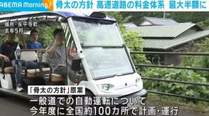 骨太の方針 高速道路の料金体系を変動制にし最大半額に