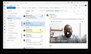 「Outlook」にOneDriveまたはSharePoint上のビデオをインライン再生できる機能が追加
