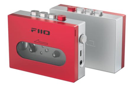 FIIOポータブルカセットプレーヤー「CP13」に新色、赤と透明
