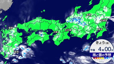東日本山沿い・内陸でにわか雨　来週は前線南下 各地で遅い梅雨入りに