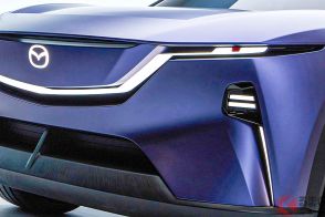マツダ新型「SUV」公開！ 超進化した“魂動デザイン”に大反響！ 斬新ドアミラーがカッコイイ！ 次期型「CX-4」な「ARATA」中国に登場し熱視線集まる