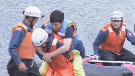 線状降水帯発生を想定した水防訓練 1年前の豪雨被害教訓に…　愛知・豊橋市