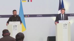 フランス・マクロン大統領 ウクライナへの兵士訓練教官派遣「正当性のある行為」有志連合結成の考え表明
